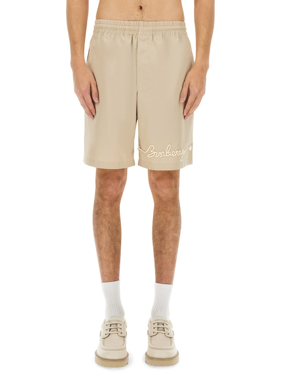 Burberry Men Nautical Style Logo Shorts BURBERRY