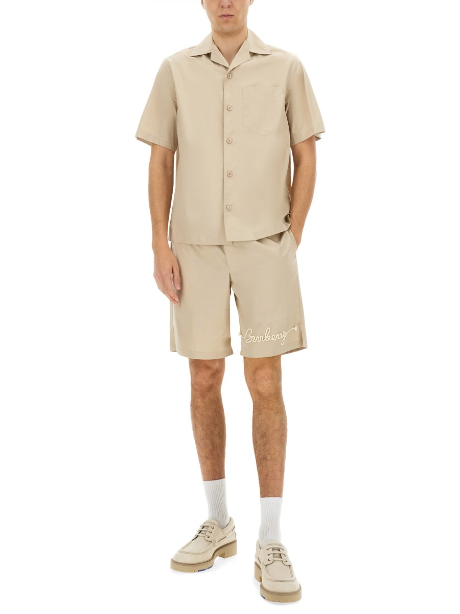 Burberry Men Nautical Style Logo Shorts BURBERRY