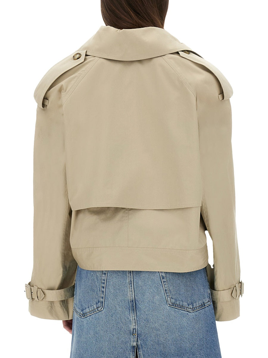 Stella Mccartney Women Short Trench Coat With Belt STELLA MCCARTNEY