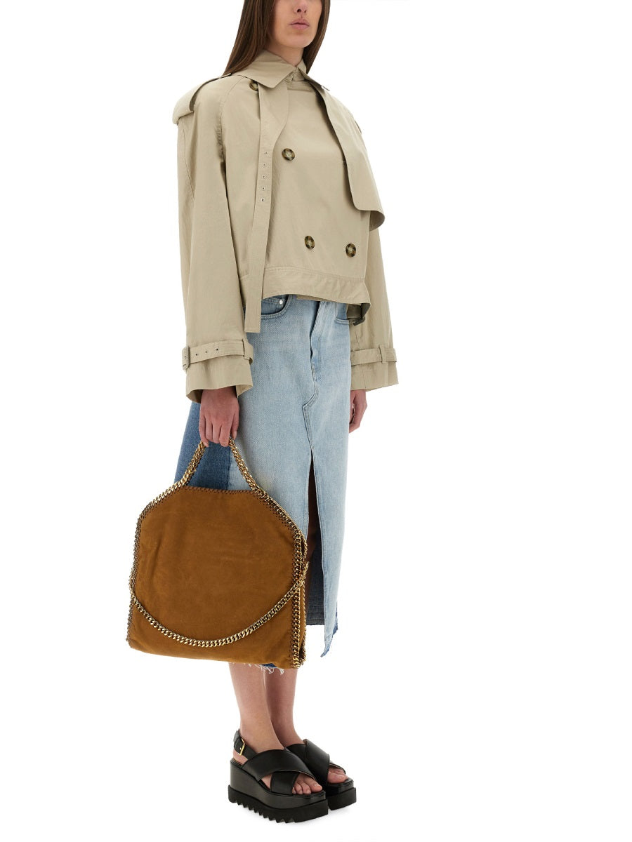 Stella Mccartney Women Short Trench Coat With Belt STELLA MCCARTNEY