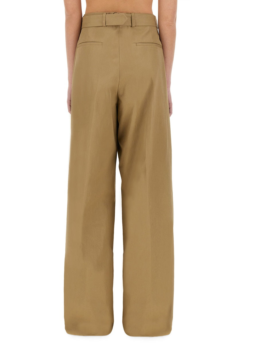Dries Van Noten Women Wide-Leg Pants With Belt DRIES VAN NOTEN
