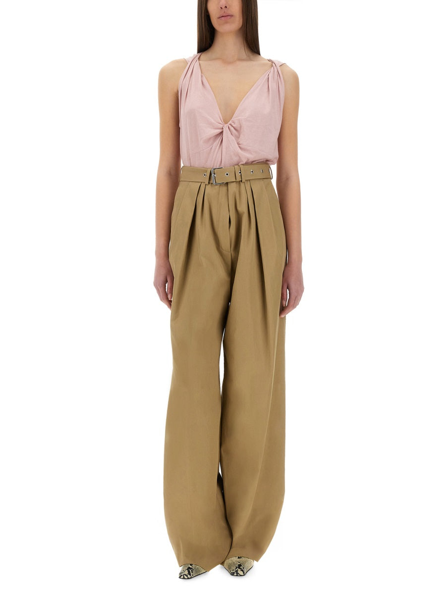 Dries Van Noten Women Wide-Leg Pants With Belt DRIES VAN NOTEN