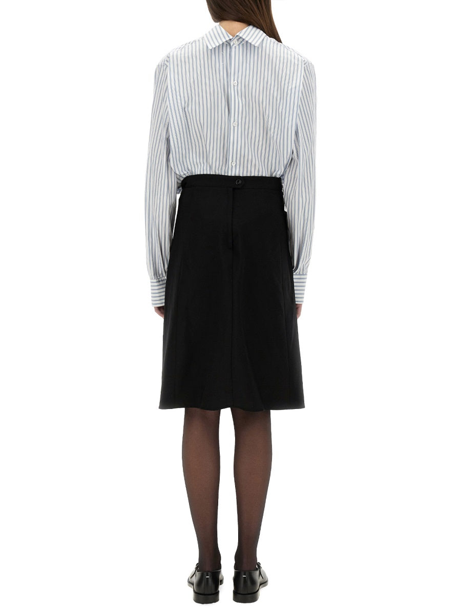 Maison Margiela Women Inverted Striped Dress-Shirt MAISON MARGIELA