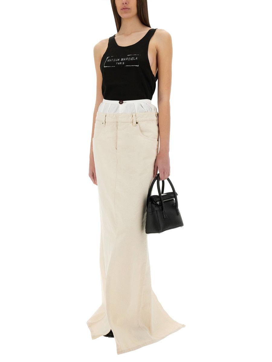 Maison Margiela Women Logo Print Tank Top MAISON MARGIELA