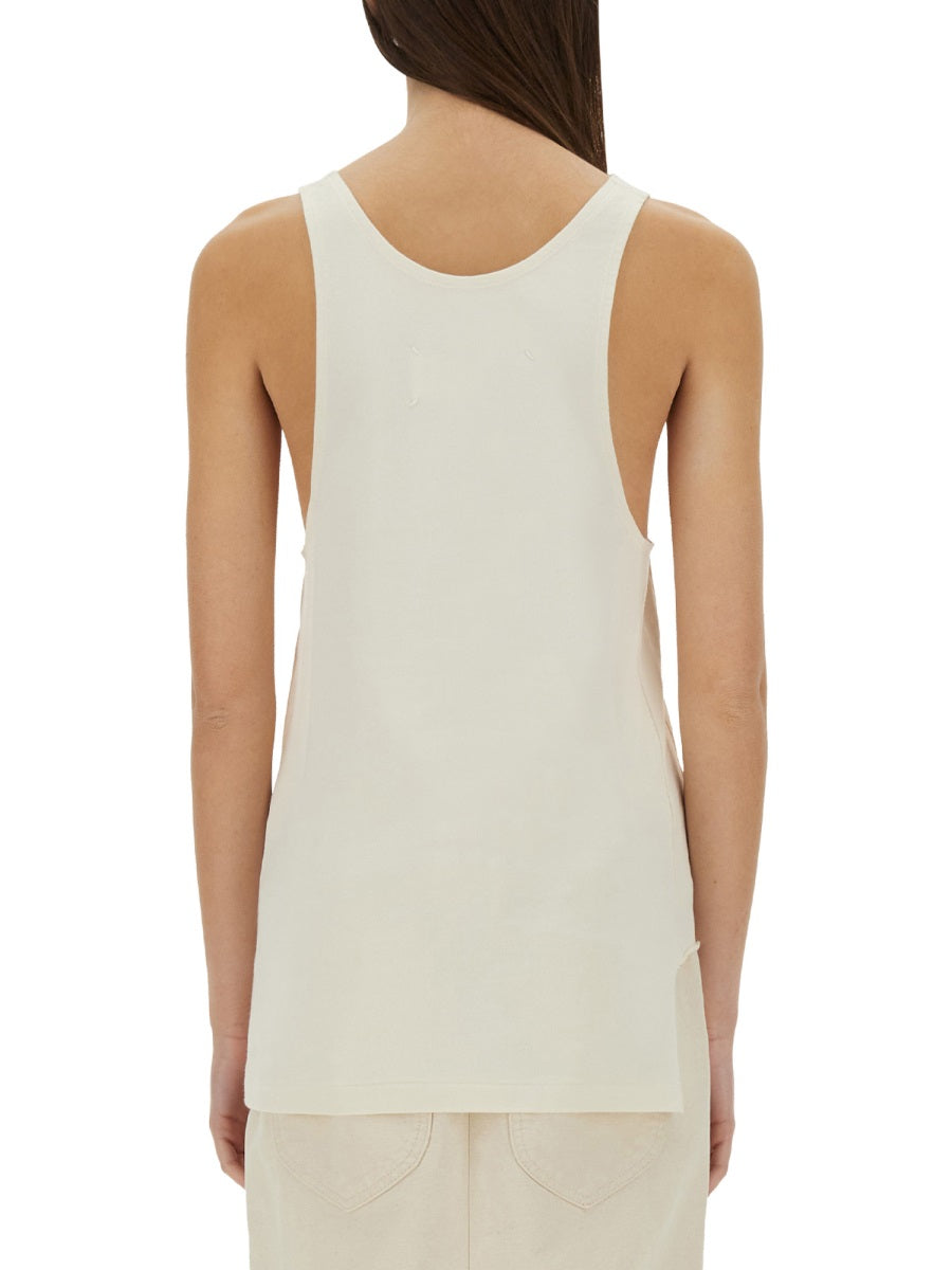 Maison Margiela Women Logo Print Tank Top MAISON MARGIELA