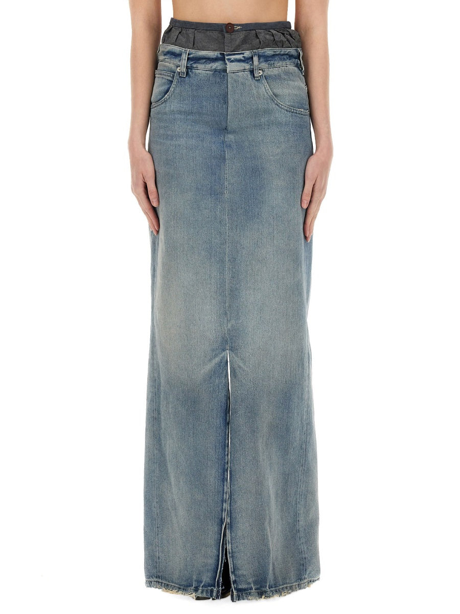 Maison Margiela Women Denim Skirt "Anonymity Of The Lining" MAISON MARGIELA