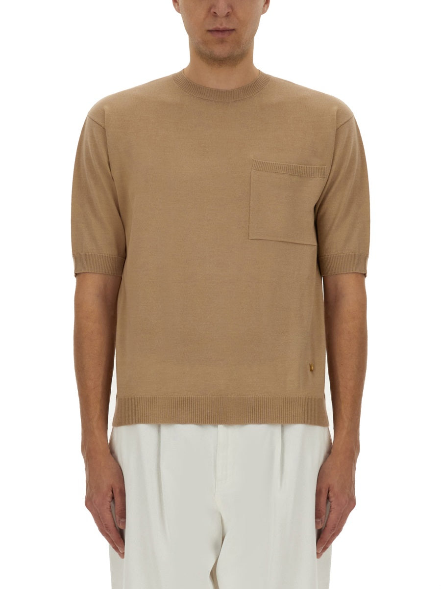 Moschino Men Wool And Silk Sweater MOSCHINO