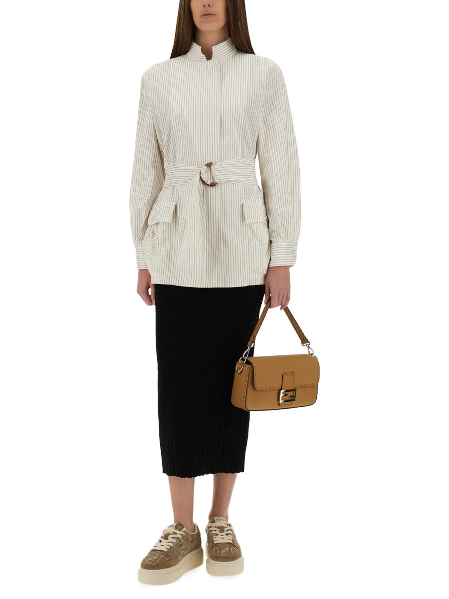 Fendi Women Cotton And Silk Blouson FENDI