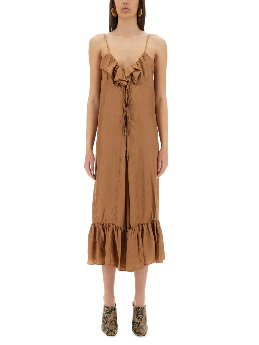 Dries Van Noten Women Petticoat Dress With Ruffles DRIES VAN NOTEN