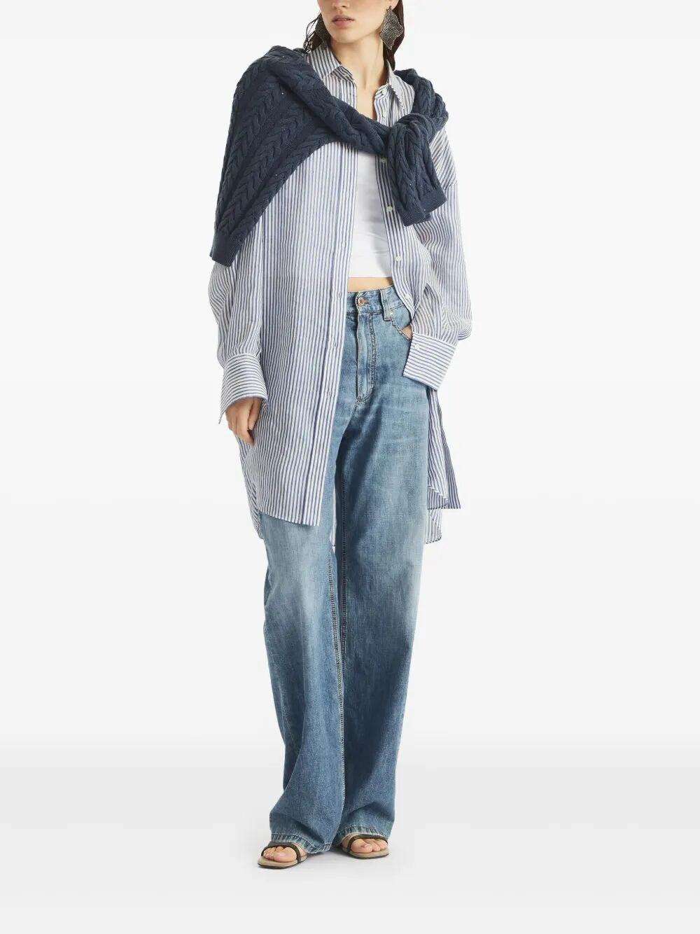 Brunello Cucinelli Women Denim Pants BRUNELLO CUCINELLI