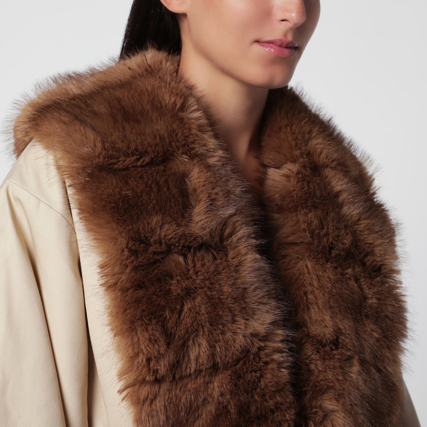 Rotate Jacket With Faux Fur Collar Women ROTATE