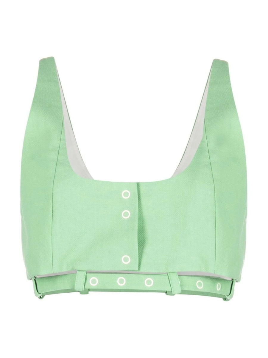 Ganni Women Crop Top GANNI
