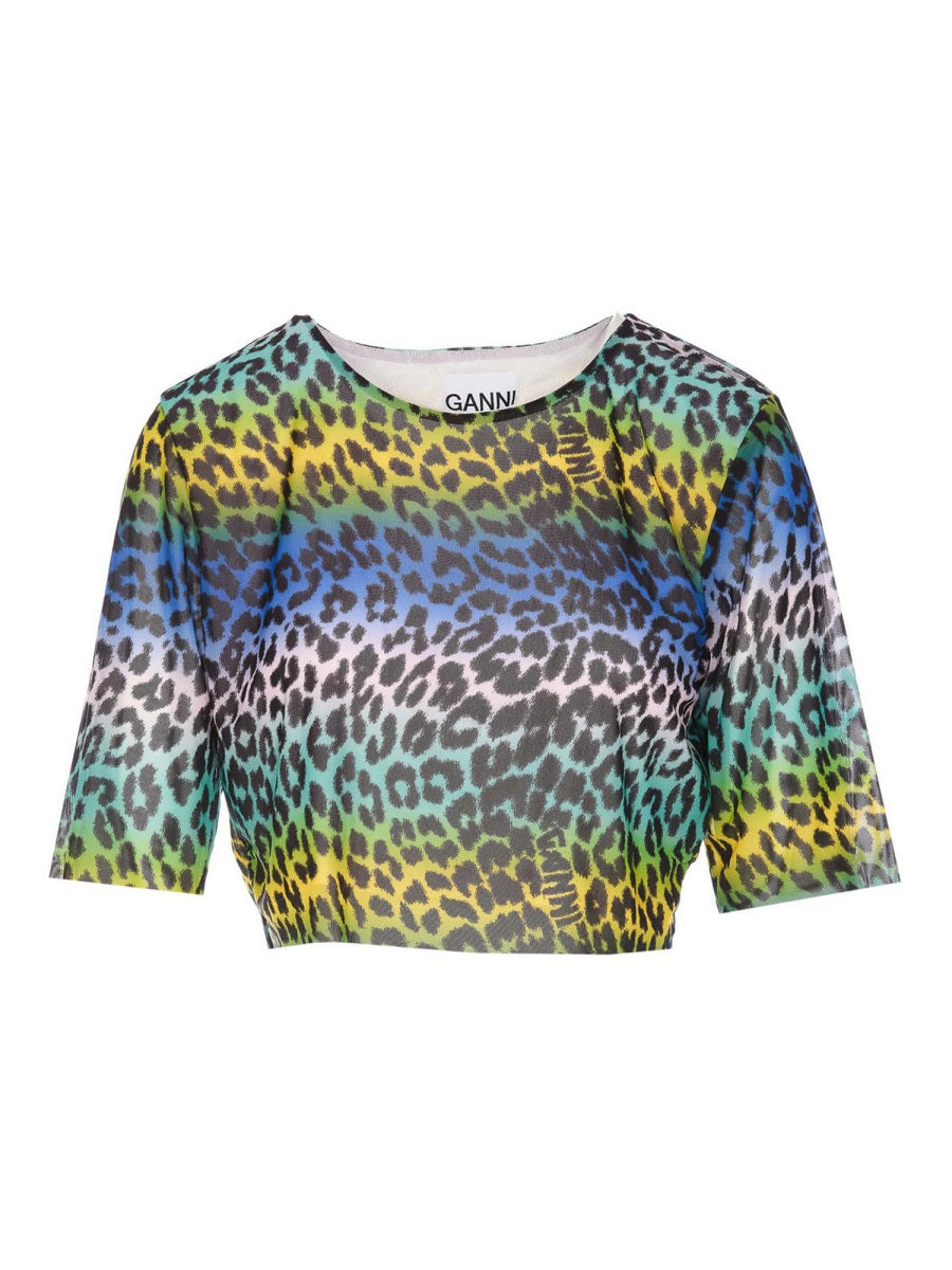 Ganni Women Top Animalier GANNI