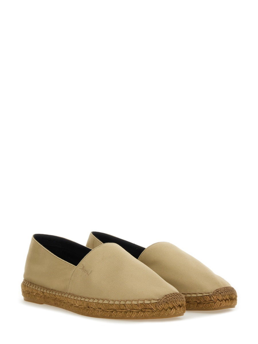 Saint Laurent Men Cotton Gabardine Espadrille SAINT LAURENT