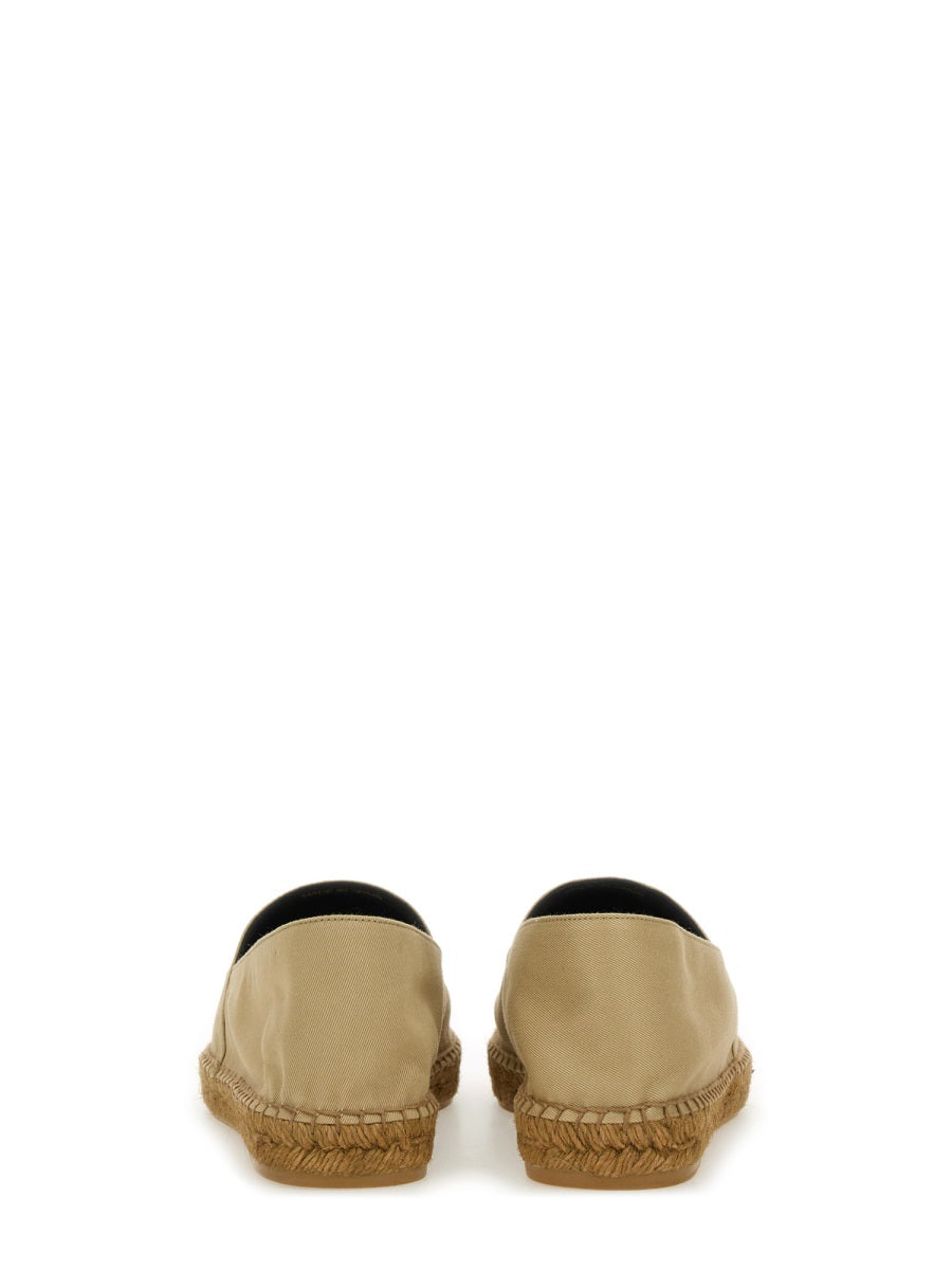 Saint Laurent Men Cotton Gabardine Espadrille SAINT LAURENT