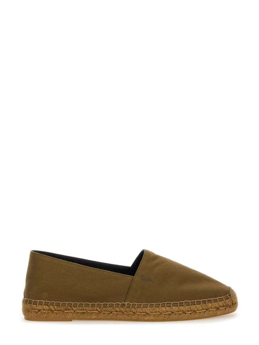Saint Laurent Men Cotton Gabardine Espadrille SAINT LAURENT