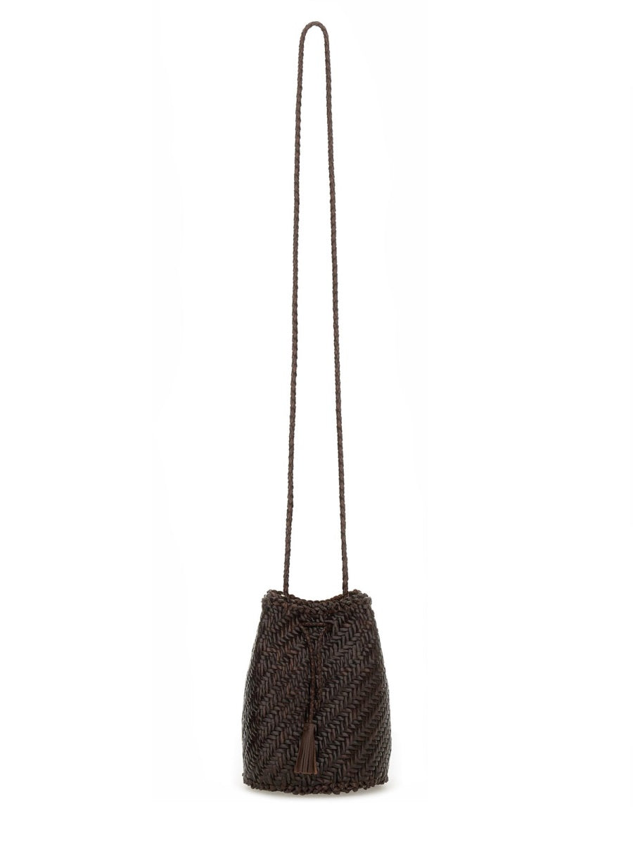 Dragon Diffusion Women Borsa "Pompom Double Jump Tan" DRAGON DIFFUSION