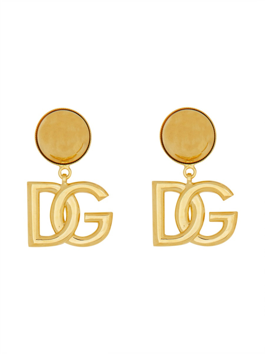 Dolce & Gabbana Women Orecchini Con Logo Dg DOLCE & GABBANA