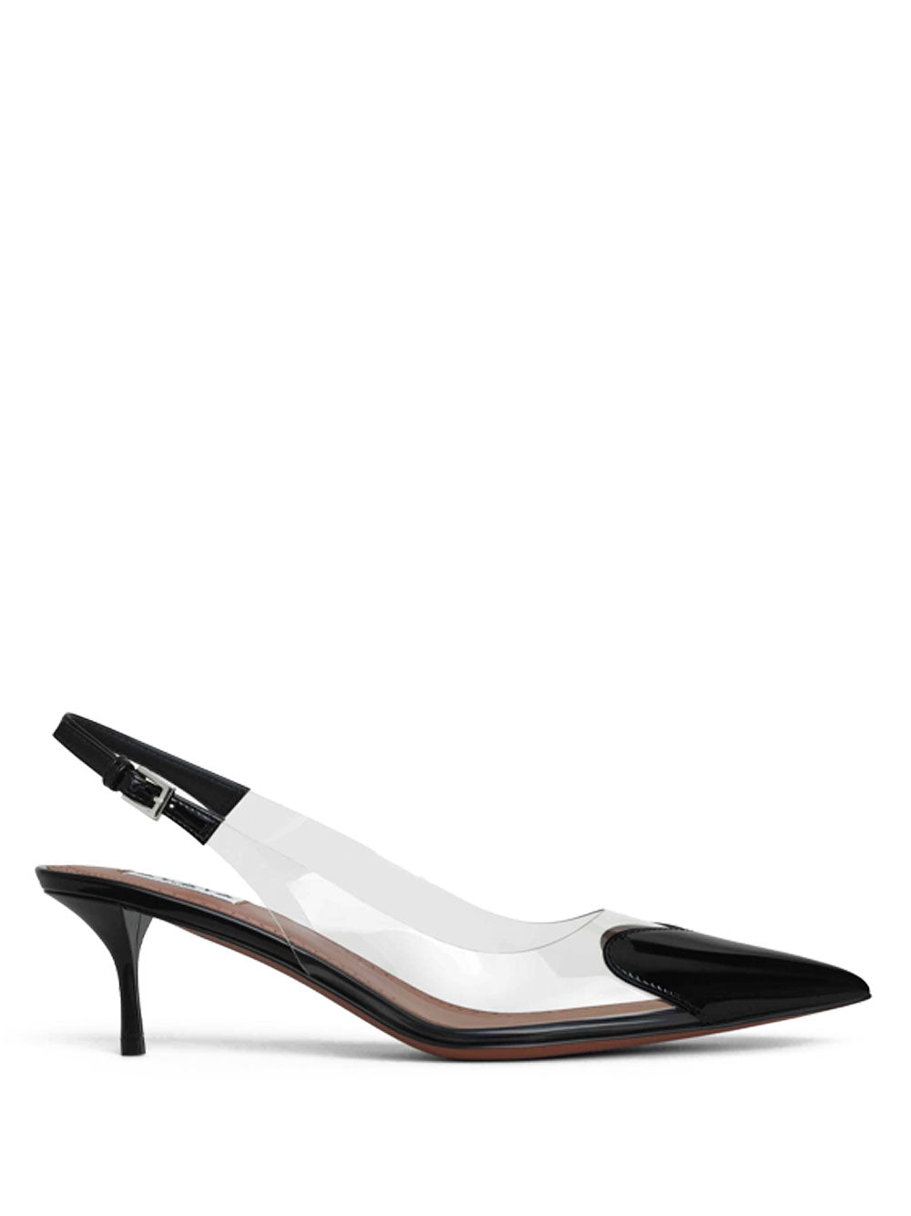 Alaia Women Le Cœur Slingbacks In Patent Leather ALAIA