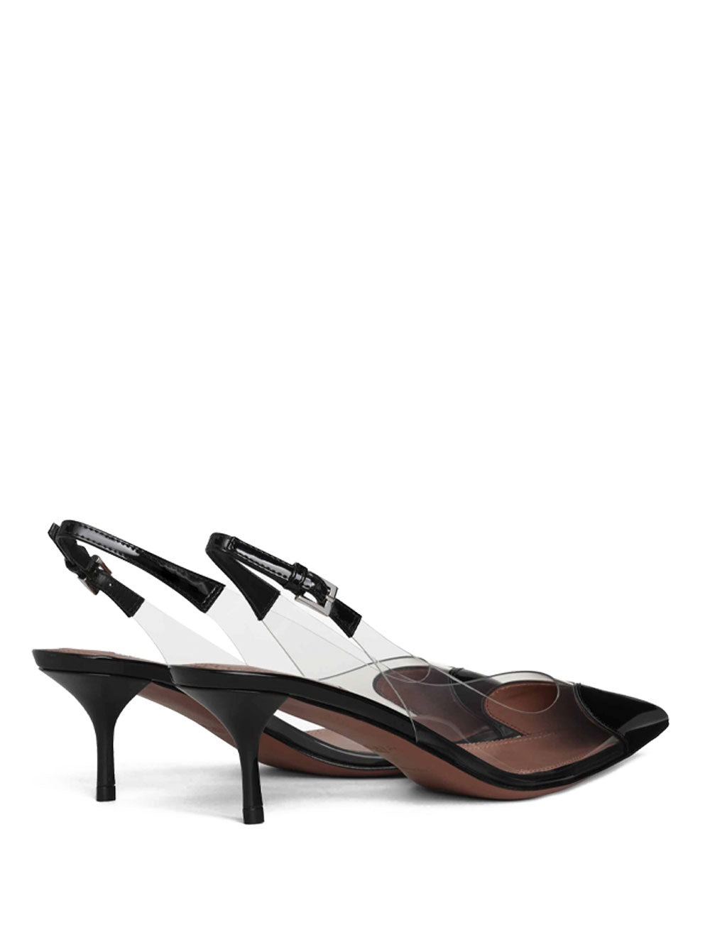Alaia Women Le Cœur Slingbacks In Patent Leather ALAIA