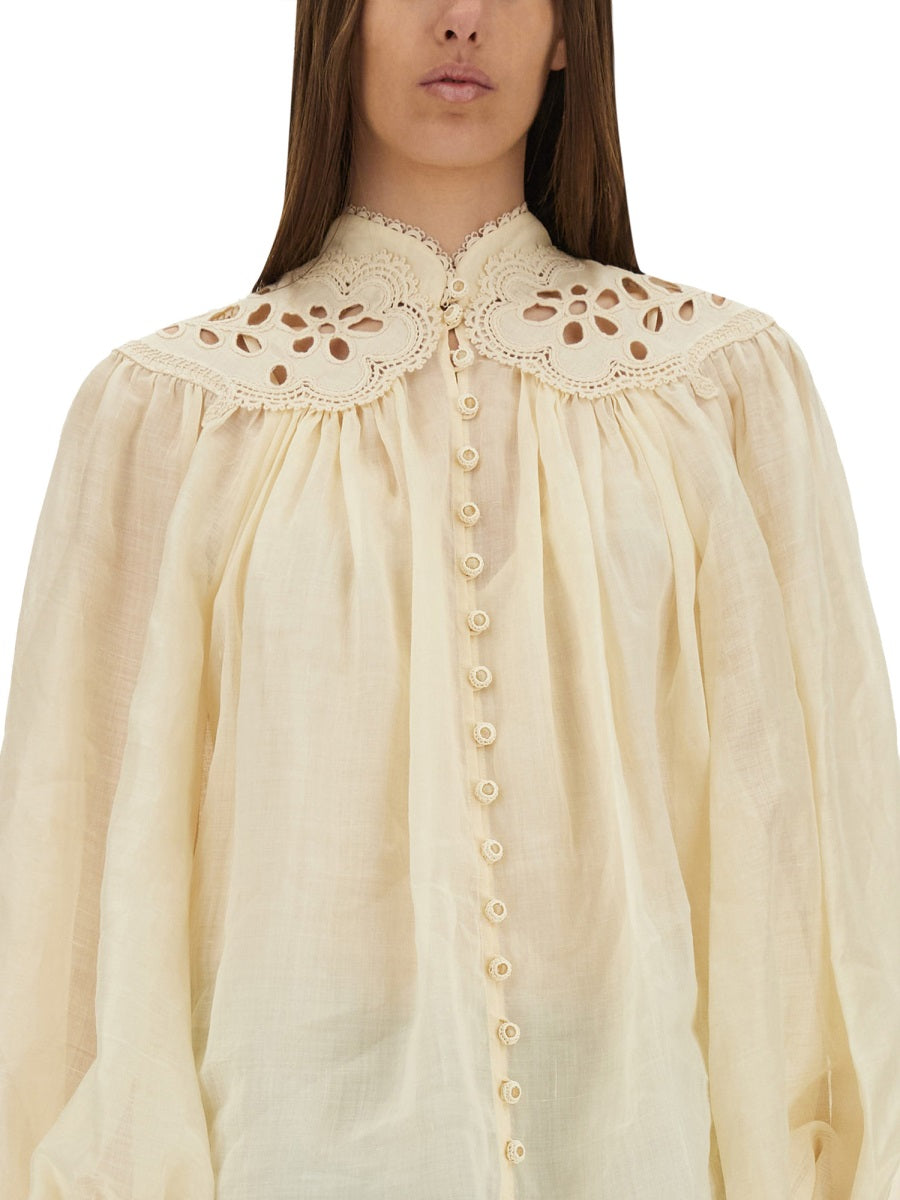 Zimmermann Women Embroidered Blouse "Coco" ZIMMERMANN