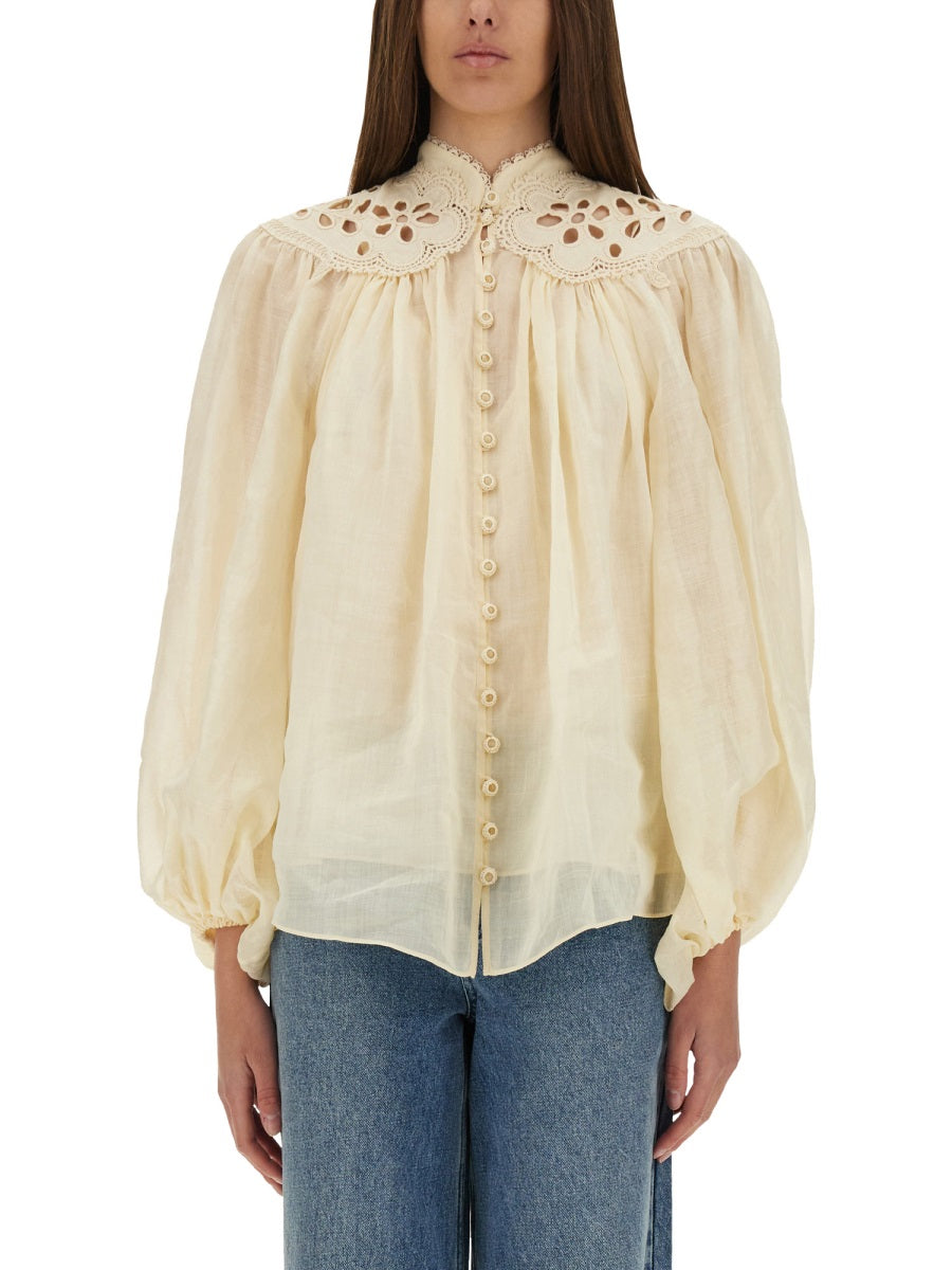 Zimmermann Women Embroidered Blouse "Coco" ZIMMERMANN