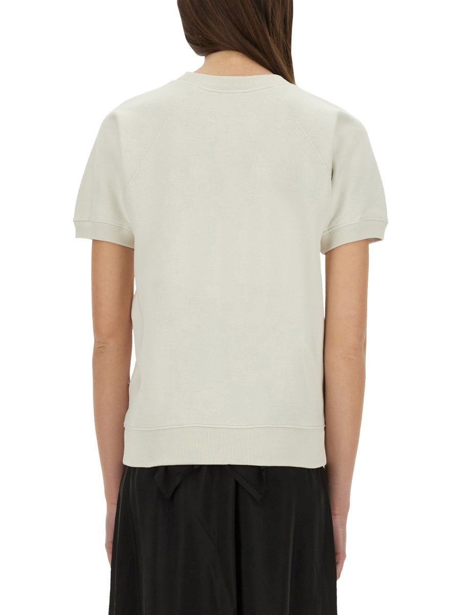 Maison Margiela Women Short-Sleeved Sweatshirt MAISON MARGIELA