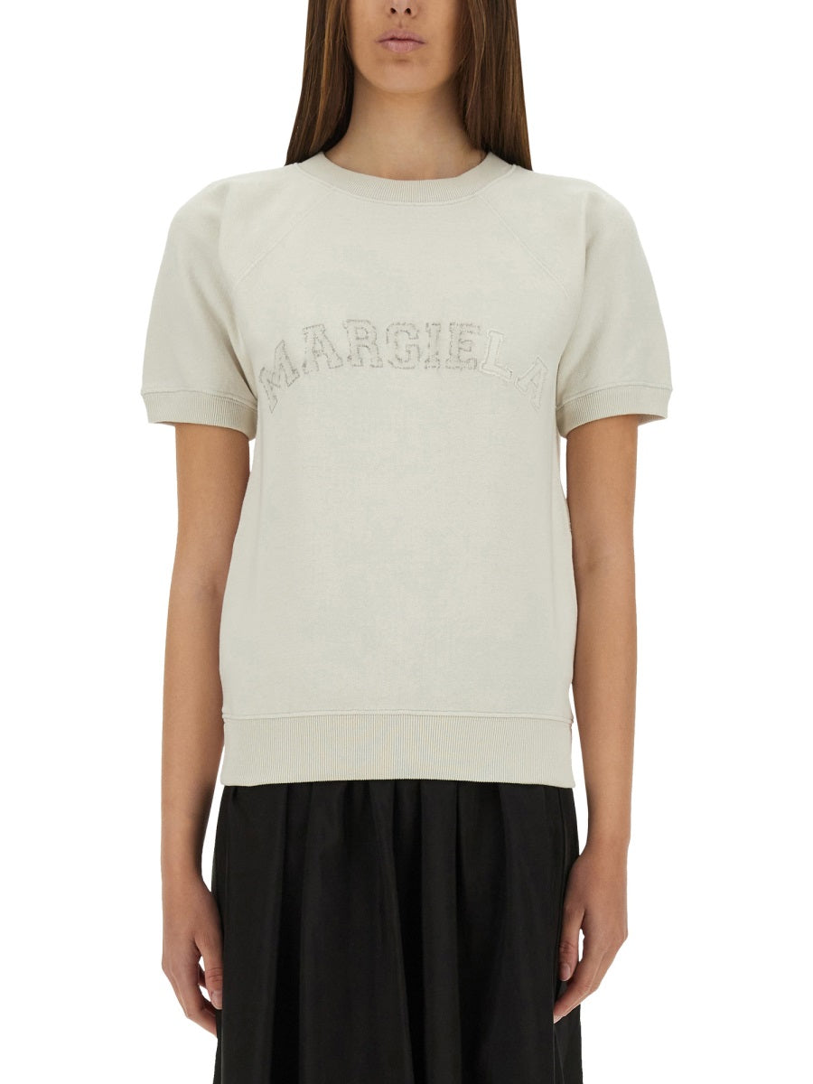 Maison Margiela Women Short-Sleeved Sweatshirt MAISON MARGIELA