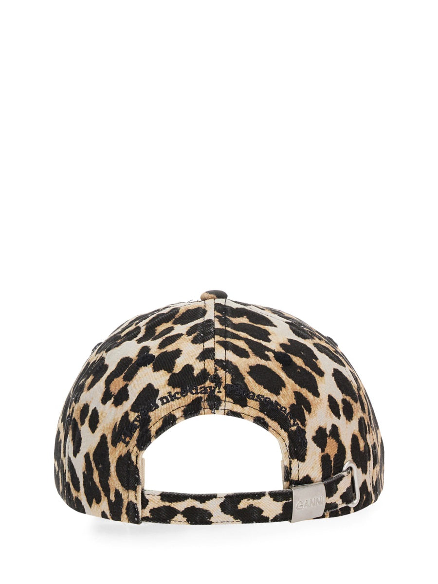 Ganni Women Baseball Hat With Logo GANNI