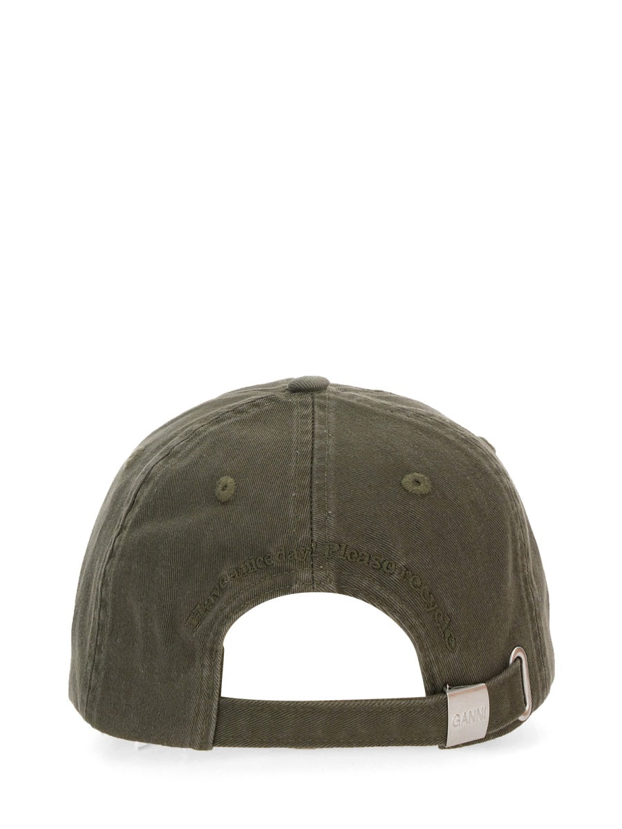 Ganni Women Cappello Da Baseball Con Logo GANNI