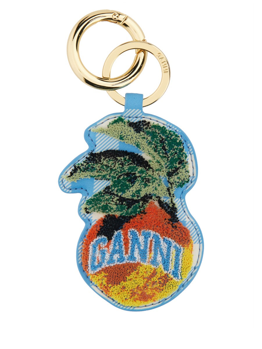 Ganni Women Keychain "Apple" GANNI