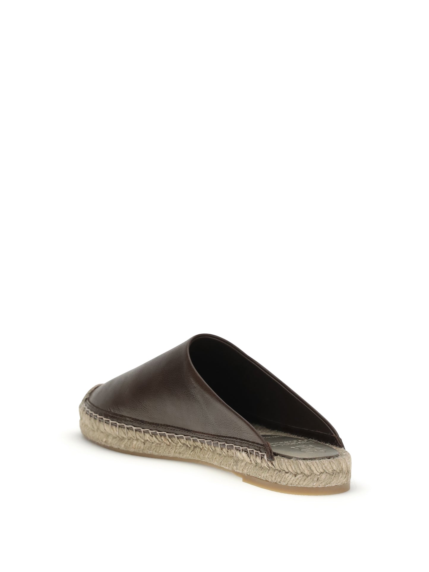 Brunello Cucinelli Women Leather Espadrilles Mules BRUNELLO CUCINELLI