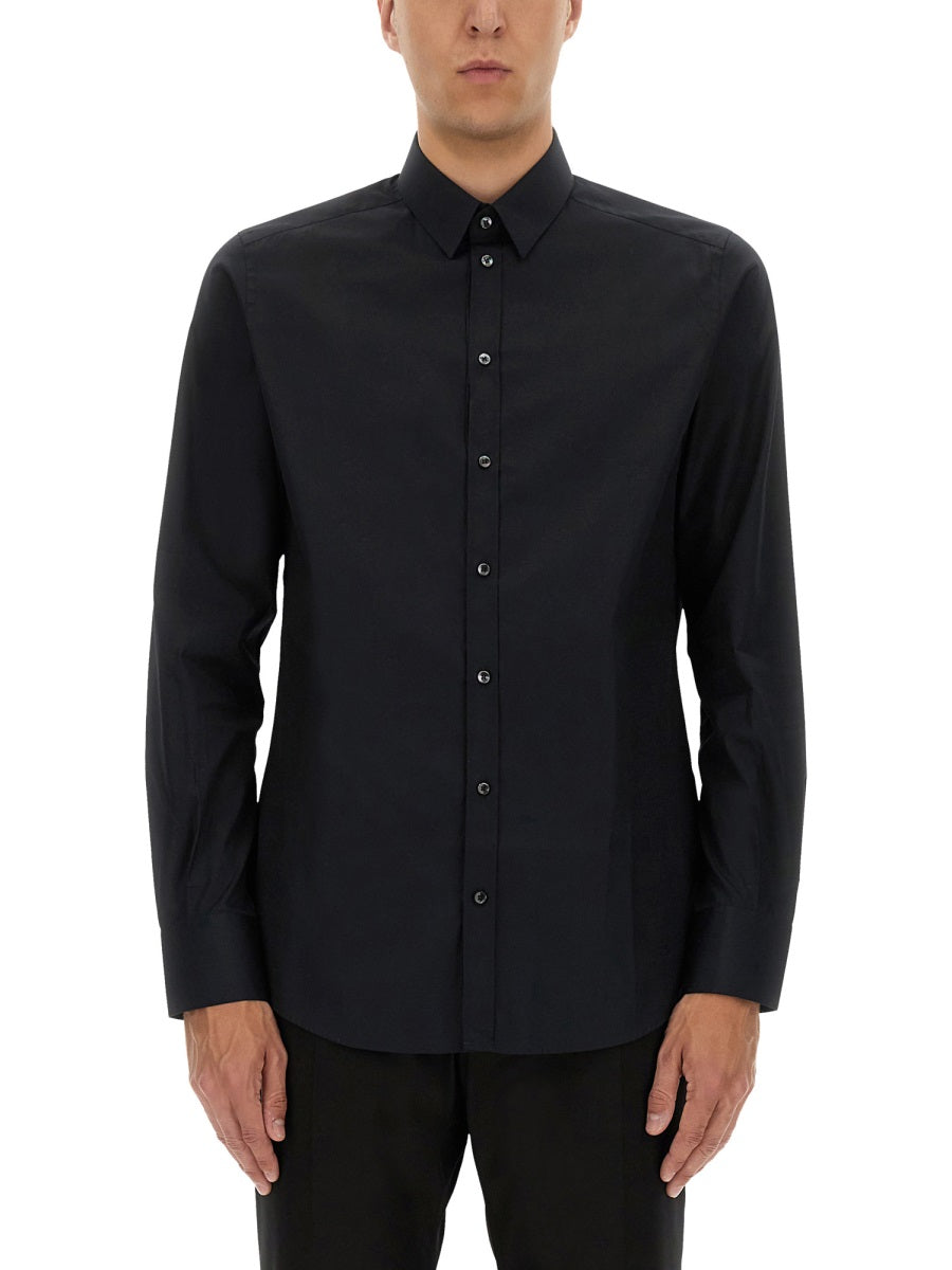 Dolce & Gabbana Men Gold Fit Cotton Shirt DOLCE & GABBANA