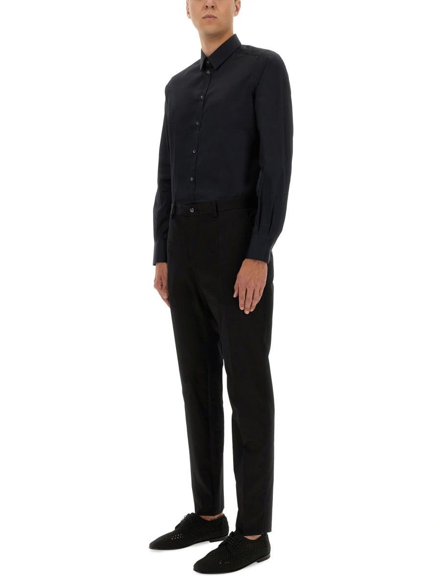 Dolce & Gabbana Men Gold Fit Cotton Shirt DOLCE & GABBANA