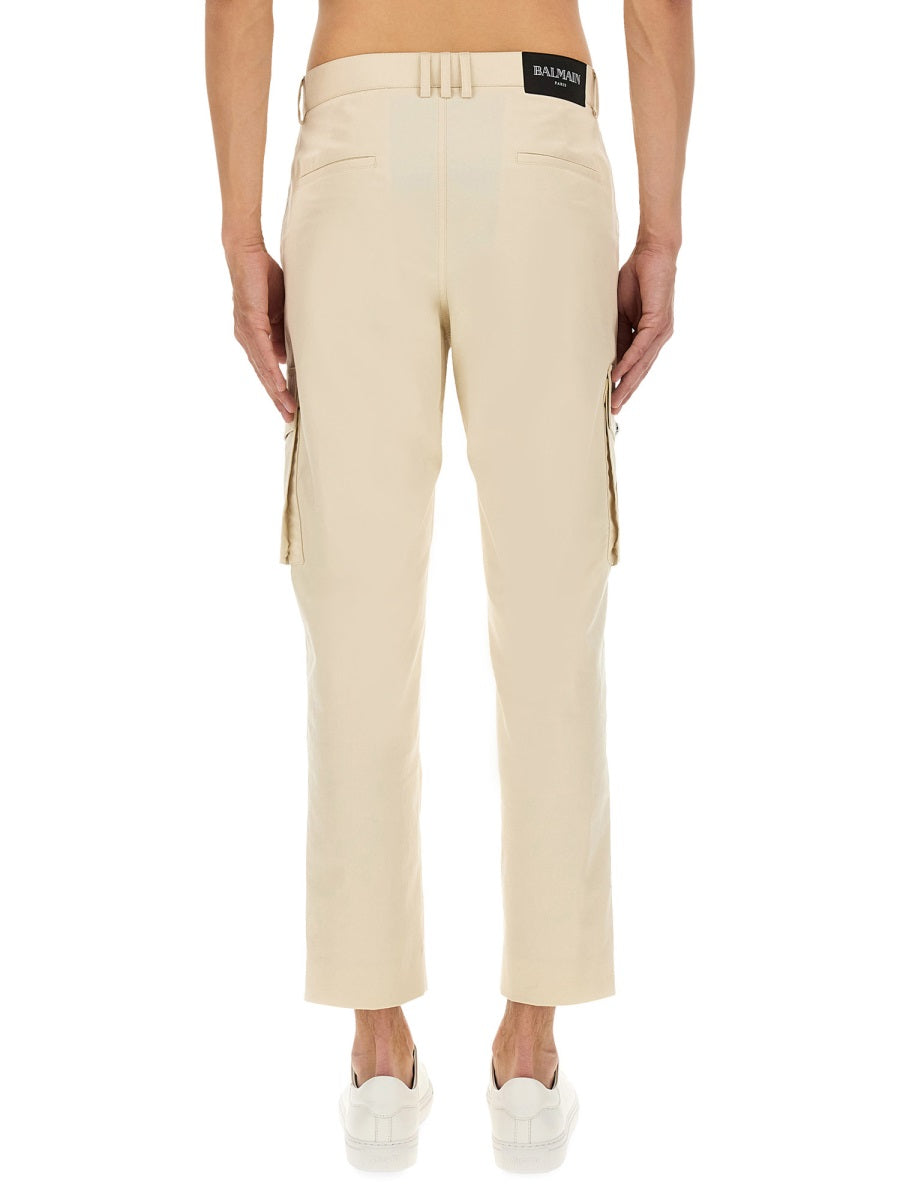 Balmain Men Cotton Cargo Pants BALMAIN