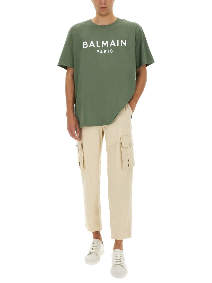 Balmain Men Cotton Cargo Pants BALMAIN