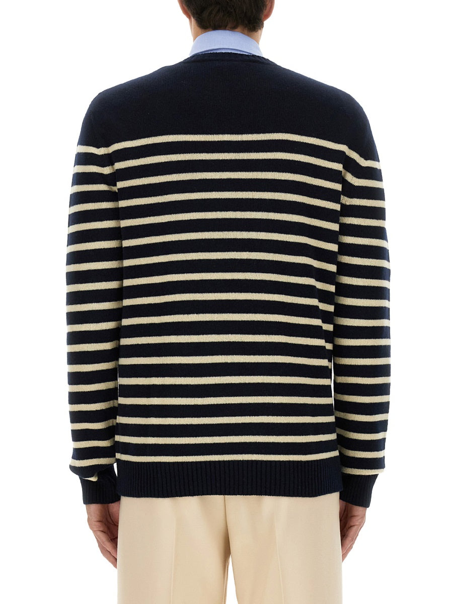Valentino Men "Chez Valentine" Wool Sweater VALENTINO