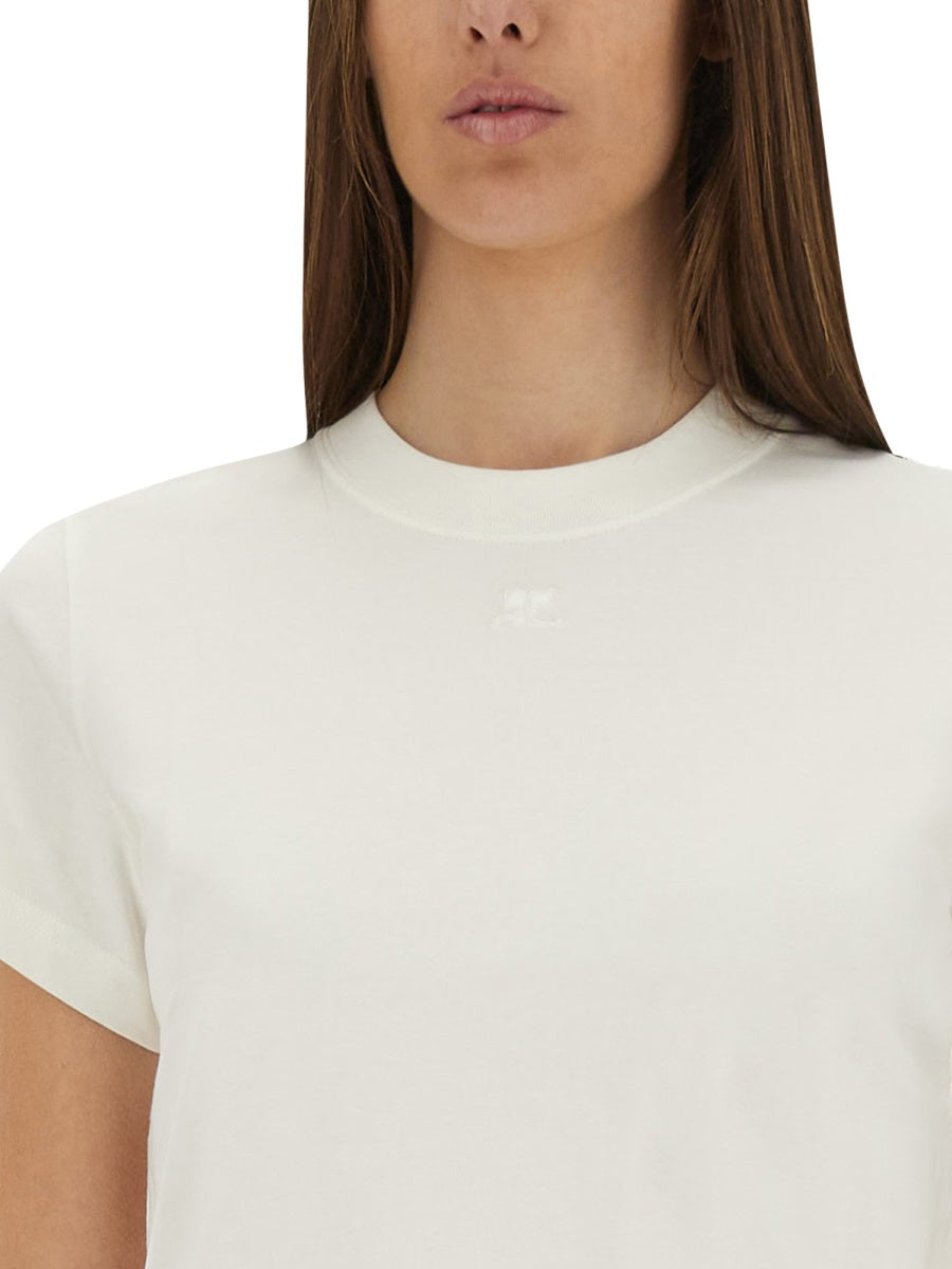 Courreges Women Cotton T-Shirt COURREGES