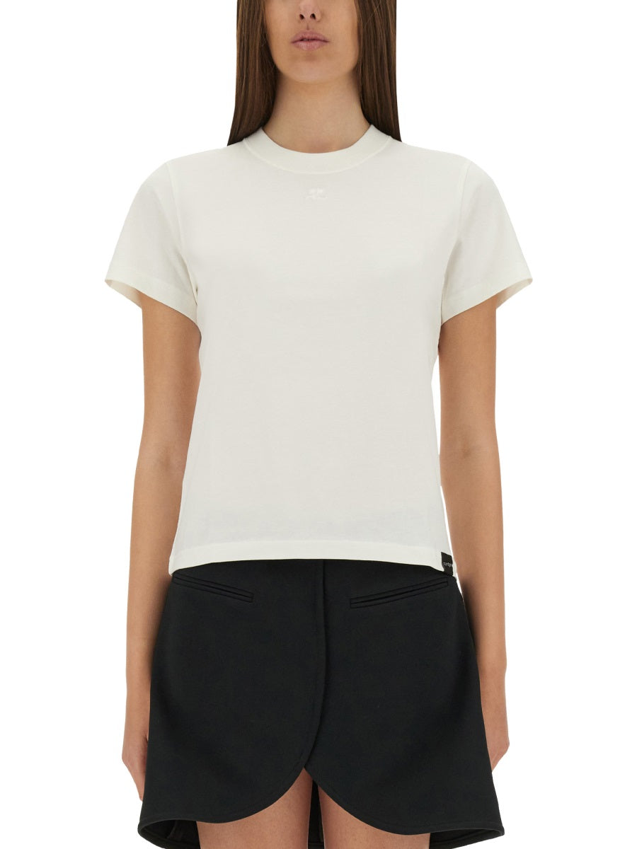 Courreges Women Cotton T-Shirt COURREGES
