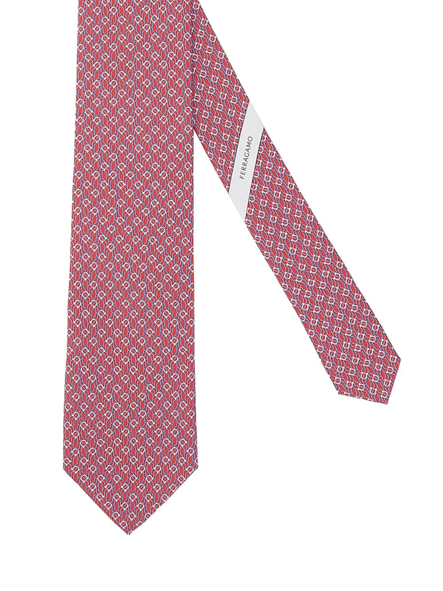 Ferragamo Men Cravatta In Seta FERRAGAMO