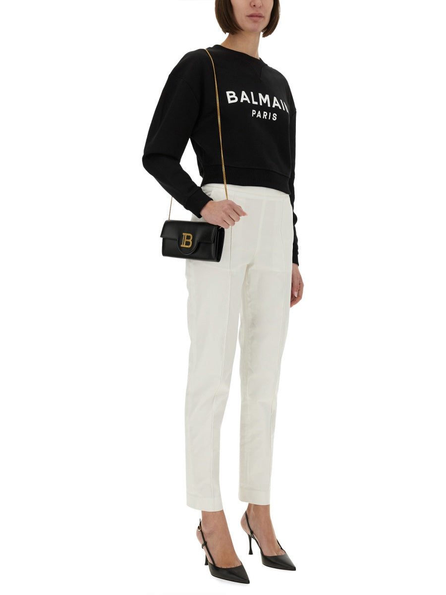 Balmain Women Sweatshirt With Logo Print BALMAIN