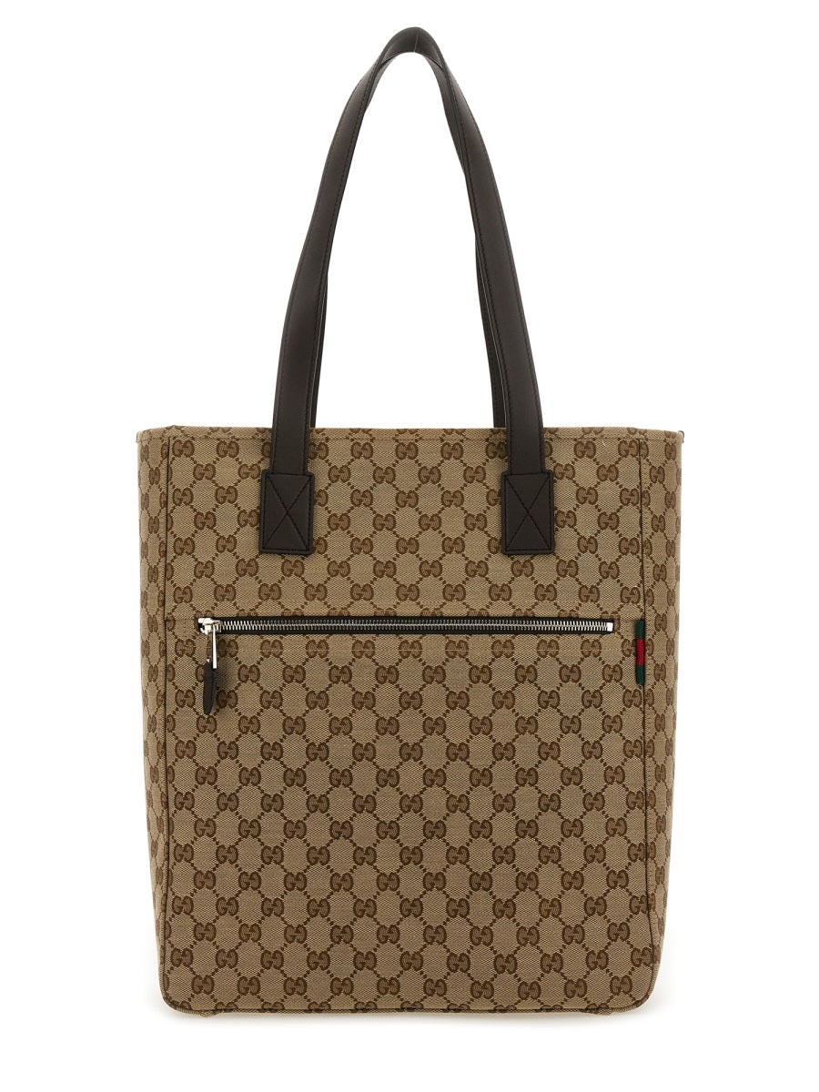 Gucci Men Fabric Shopping Bag Gg Medium GUCCI