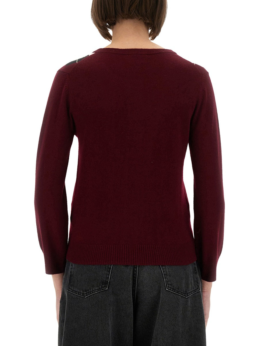 Ganni Women Jacquard Cashmere Cardigan GANNI