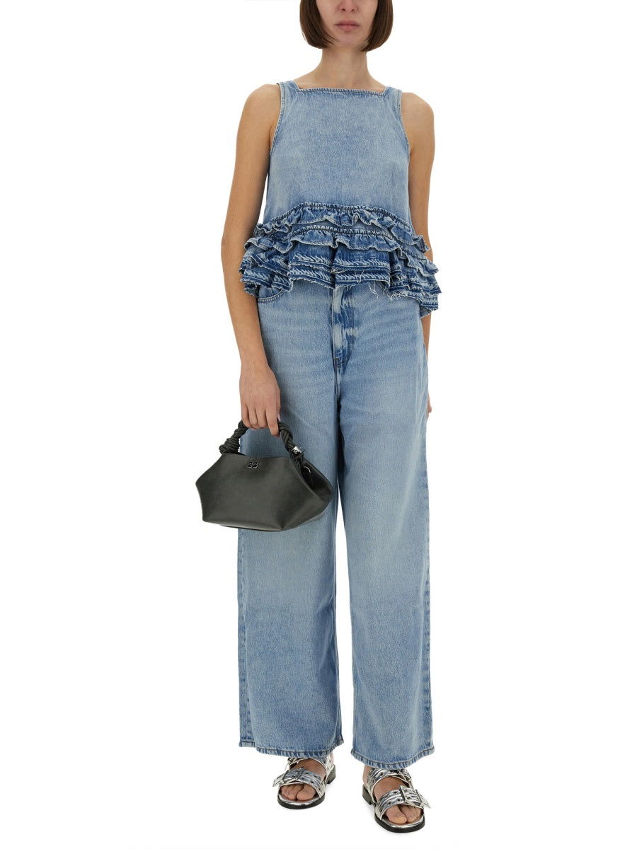 Ganni Women Jeans Baggy GANNI