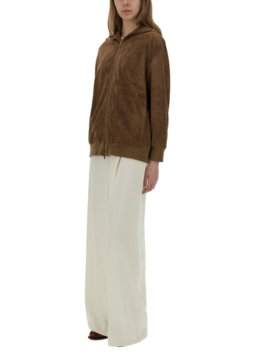 S Max Mara Women "Zeno" Leather Jacket S MAX MARA
