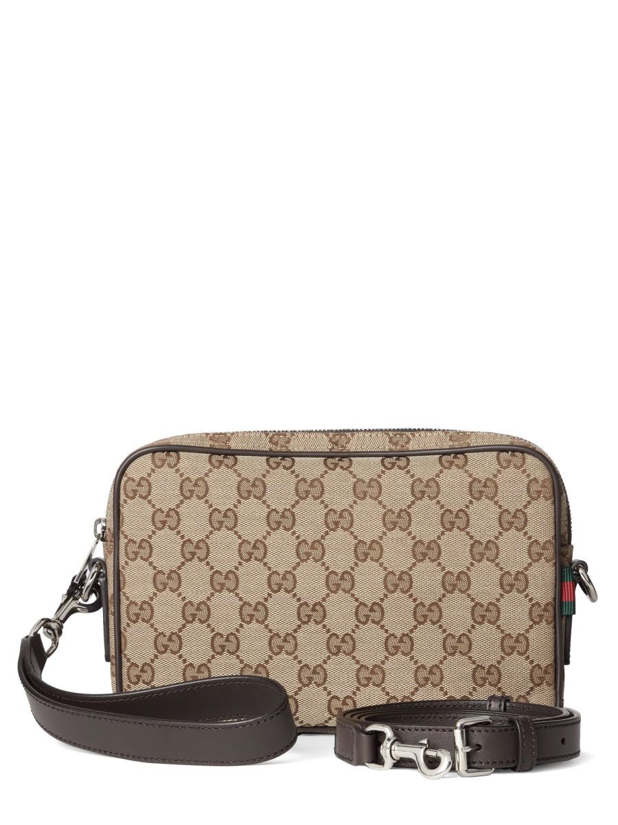 Gucci Men Fabric Shoulder Bag "Gg" Small GUCCI