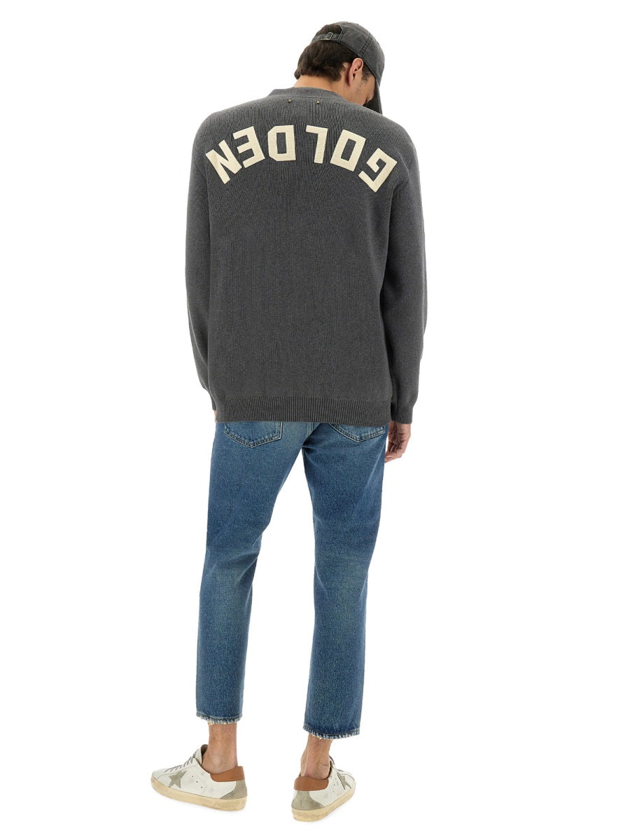 Golden Goose Men Logo Lapel Cardigan GOLDEN GOOSE