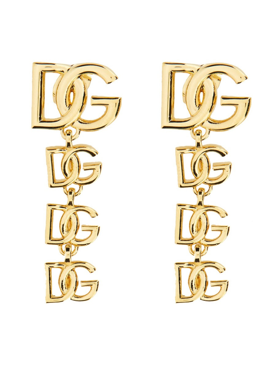 Dolce & Gabbana Women Dg Logo Long Earrings DOLCE & GABBANA