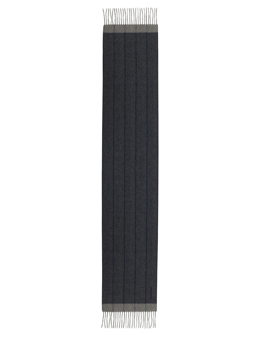 Ferragamo Men Sciarpa In Lana Misto Cashmere FERRAGAMO