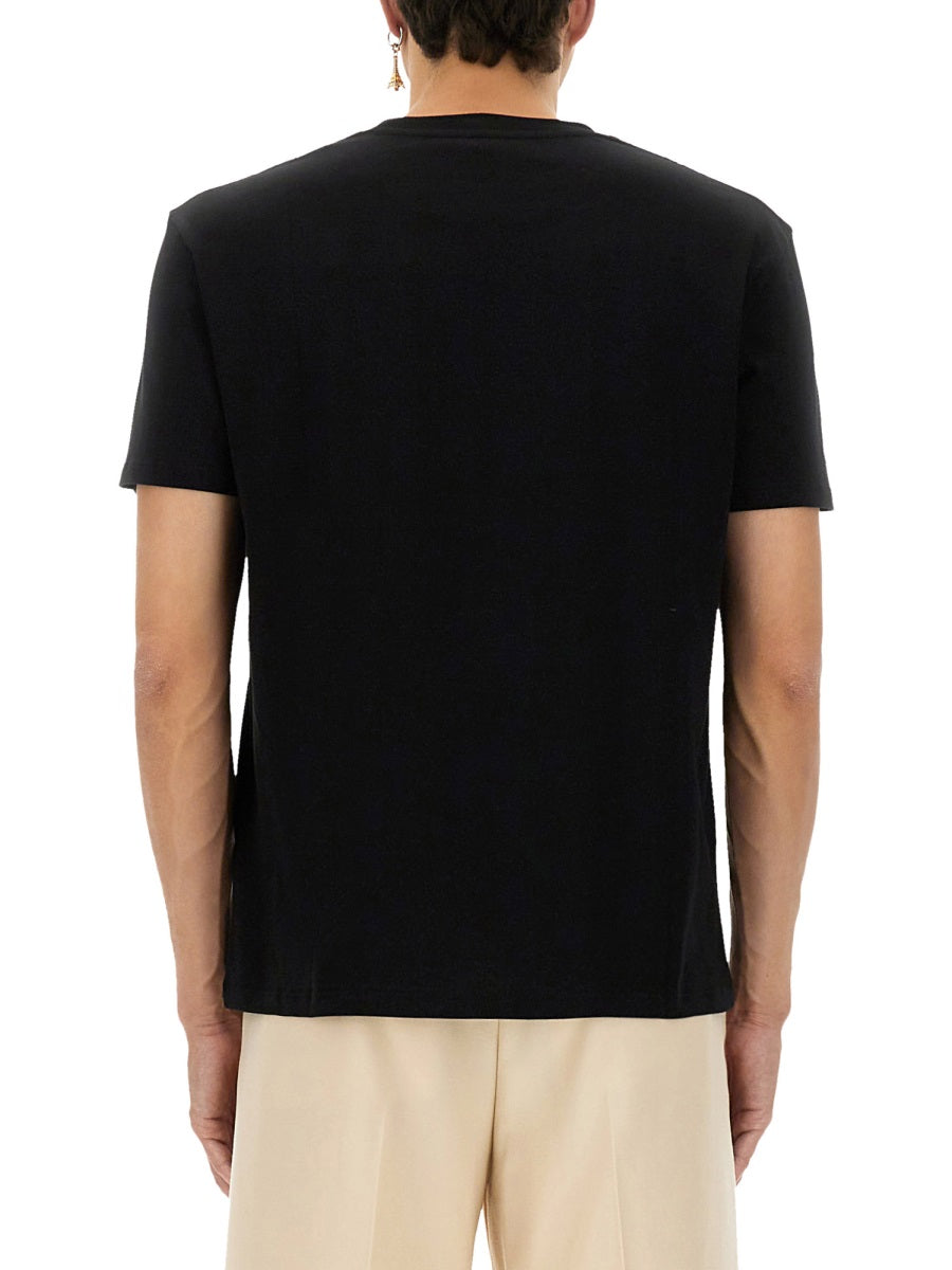 Valentino Men T-Shirt With Signature Vlogo VALENTINO